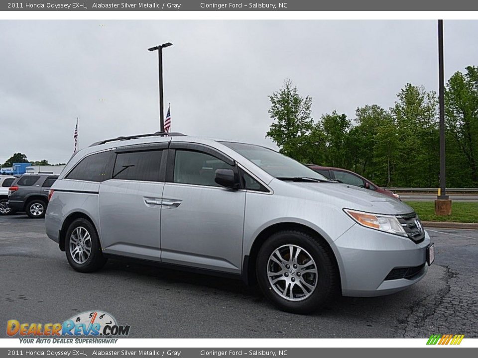 2011 Honda Odyssey EX-L Alabaster Silver Metallic / Gray Photo #1