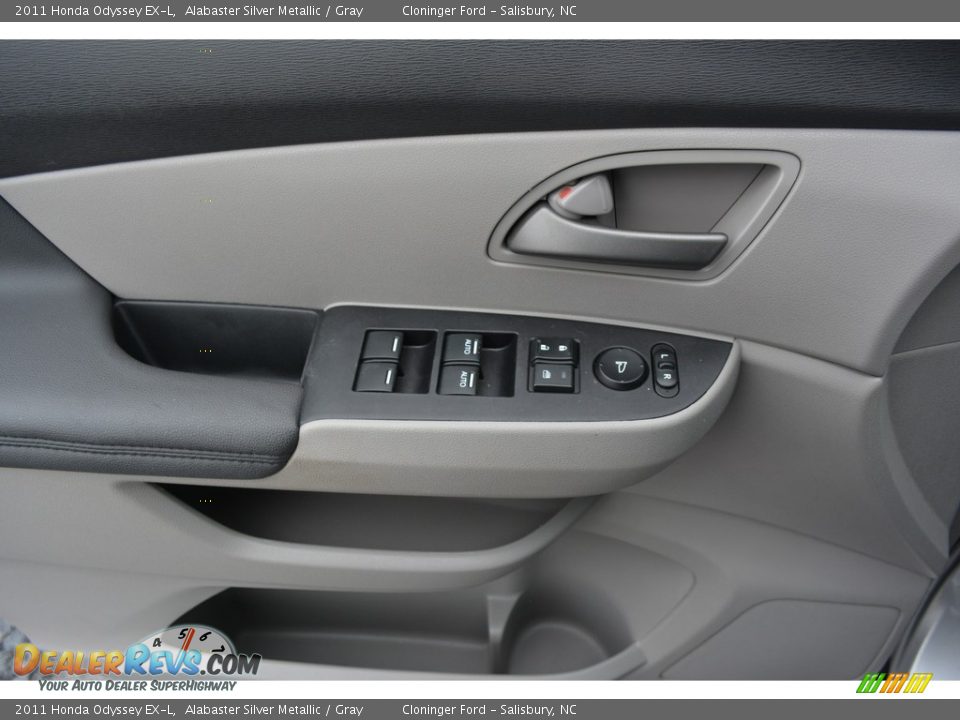 2011 Honda Odyssey EX-L Alabaster Silver Metallic / Gray Photo #8