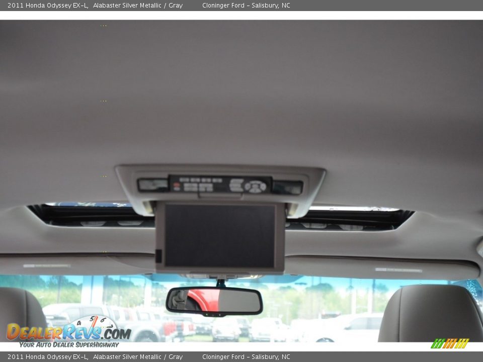 2011 Honda Odyssey EX-L Alabaster Silver Metallic / Gray Photo #14