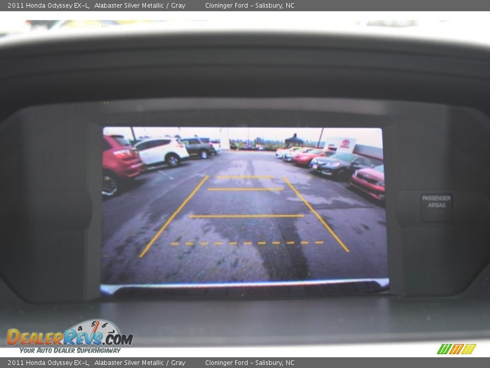 2011 Honda Odyssey EX-L Alabaster Silver Metallic / Gray Photo #21