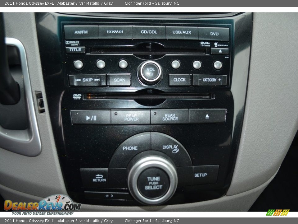 2011 Honda Odyssey EX-L Alabaster Silver Metallic / Gray Photo #22