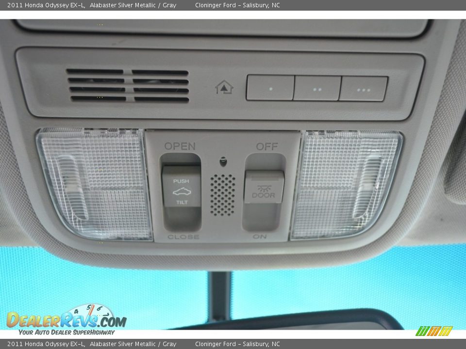 2011 Honda Odyssey EX-L Alabaster Silver Metallic / Gray Photo #27
