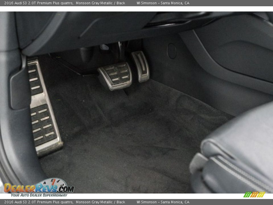 2016 Audi S3 2.0T Premium Plus quattro Monsoon Gray Metallic / Black Photo #22