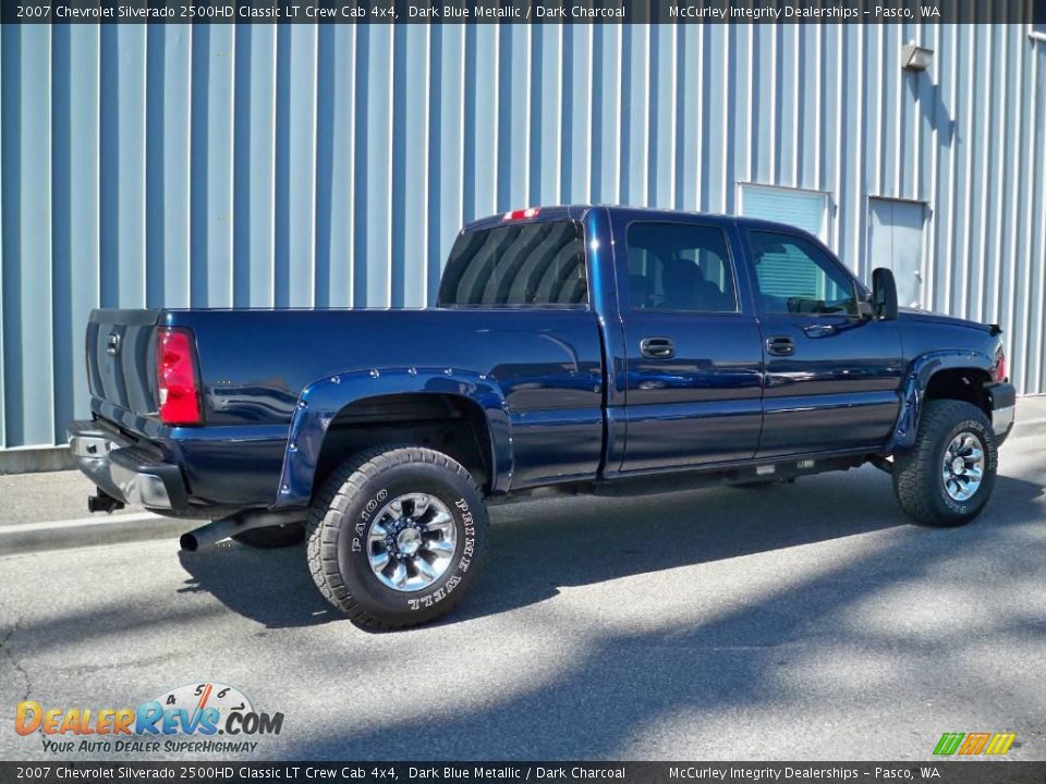 2007 Chevrolet Silverado 2500HD Classic LT Crew Cab 4x4 Dark Blue Metallic / Dark Charcoal Photo #3