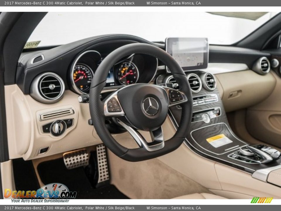 Dashboard of 2017 Mercedes-Benz C 300 4Matic Cabriolet Photo #5