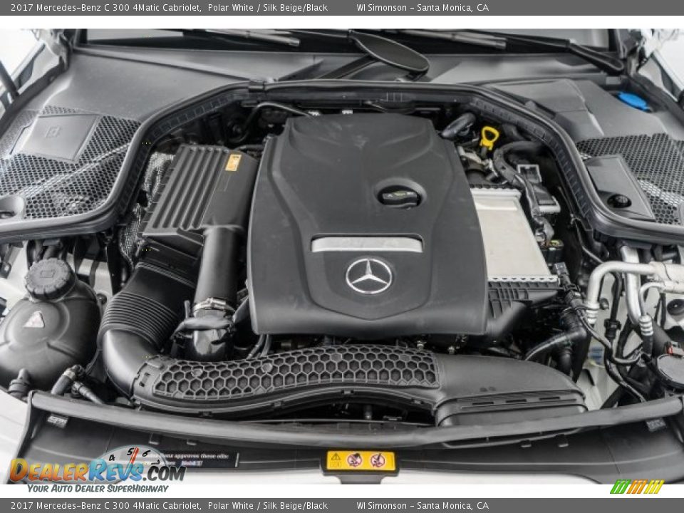 2017 Mercedes-Benz C 300 4Matic Cabriolet 2.0 Liter DI Turbocharged DOHC 16-Valve VVT 4 Cylinder Engine Photo #9