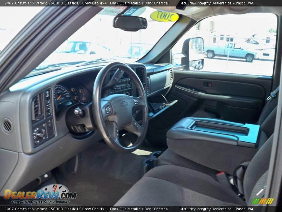 2007 Chevrolet Silverado 2500HD Classic LT Crew Cab 4x4 Dark Blue Metallic / Dark Charcoal Photo #4