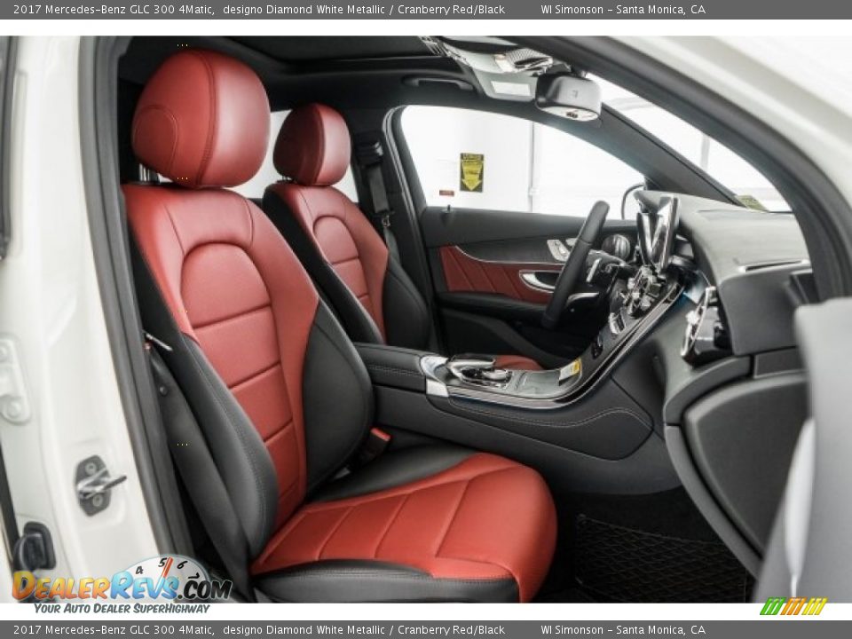 Cranberry Red/Black Interior - 2017 Mercedes-Benz GLC 300 4Matic Photo #2
