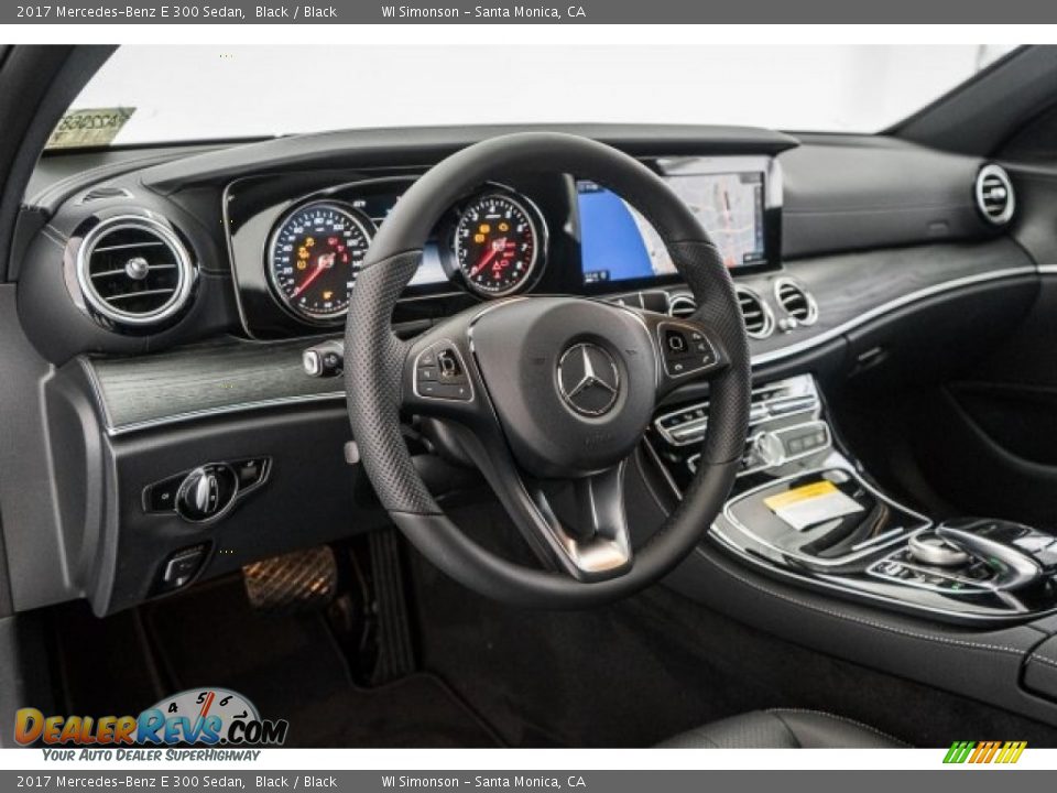 2017 Mercedes-Benz E 300 Sedan Black / Black Photo #5