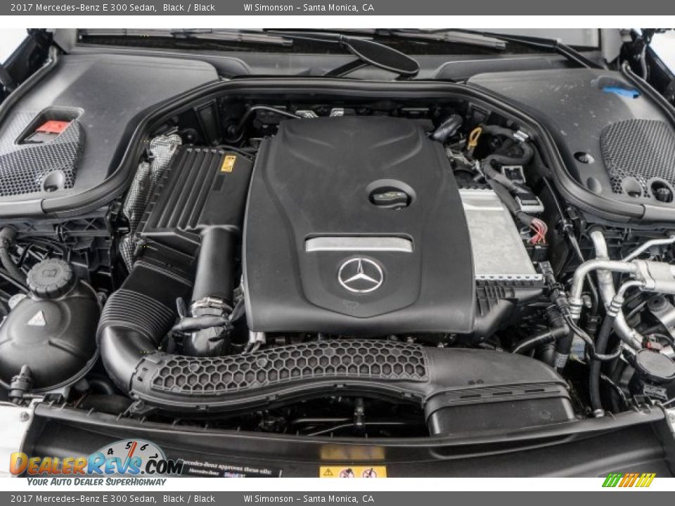 2017 Mercedes-Benz E 300 Sedan Black / Black Photo #9