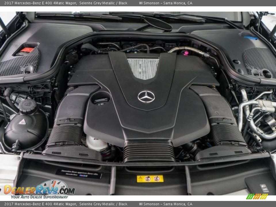 2017 Mercedes-Benz E 400 4Matic Wagon Selenite Grey Metallic / Black Photo #9