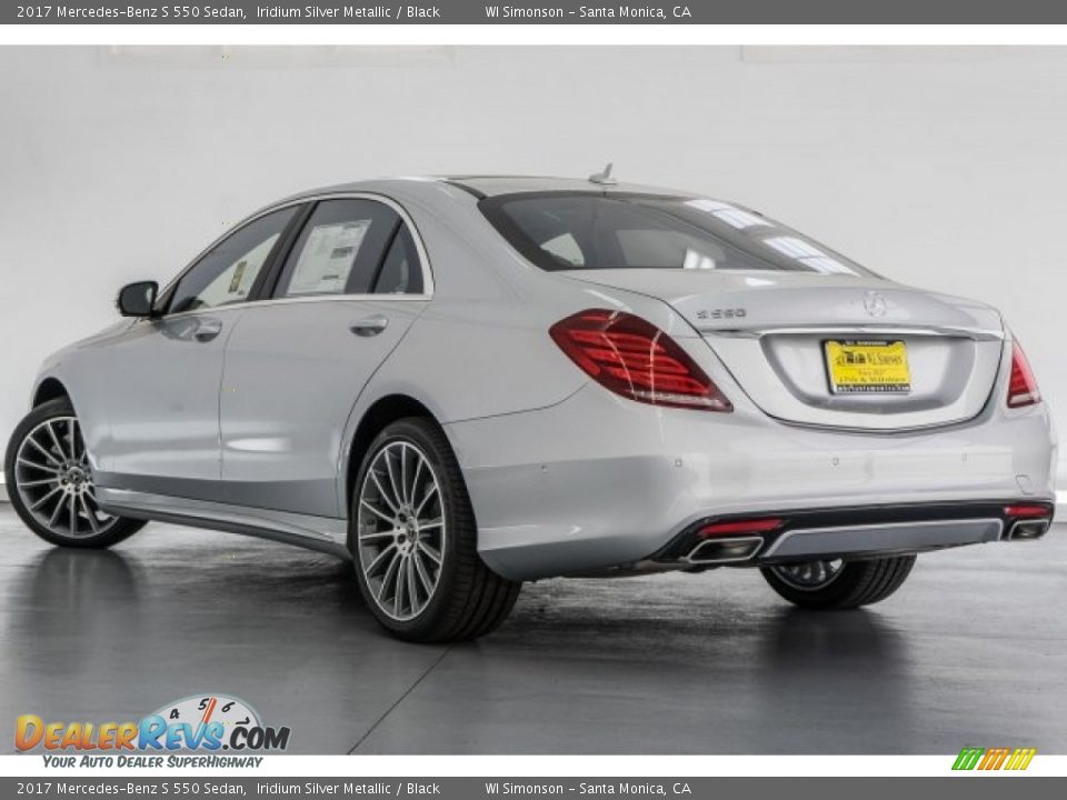 2017 Mercedes-Benz S 550 Sedan Iridium Silver Metallic / Black Photo #3