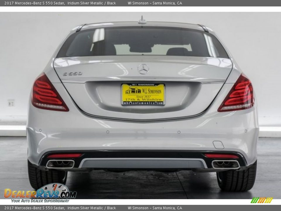 2017 Mercedes-Benz S 550 Sedan Iridium Silver Metallic / Black Photo #4