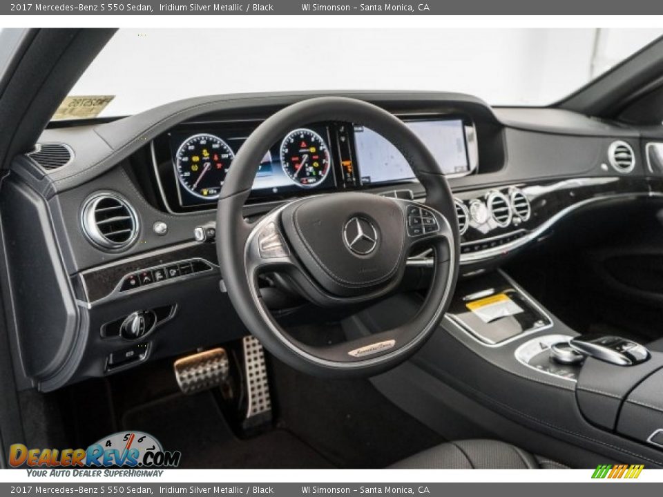 2017 Mercedes-Benz S 550 Sedan Iridium Silver Metallic / Black Photo #5
