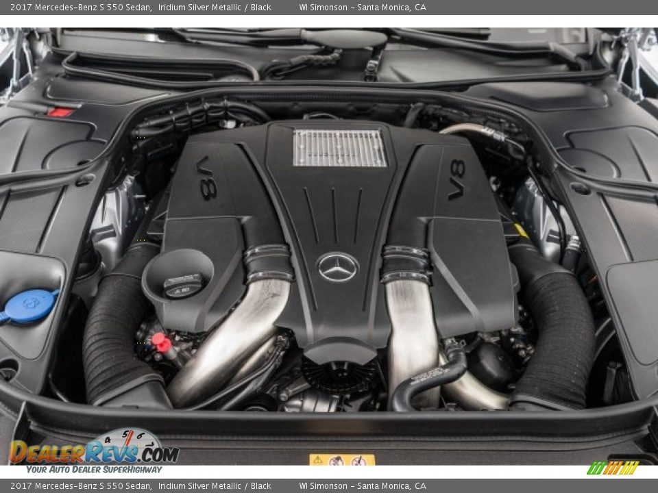 2017 Mercedes-Benz S 550 Sedan Iridium Silver Metallic / Black Photo #9