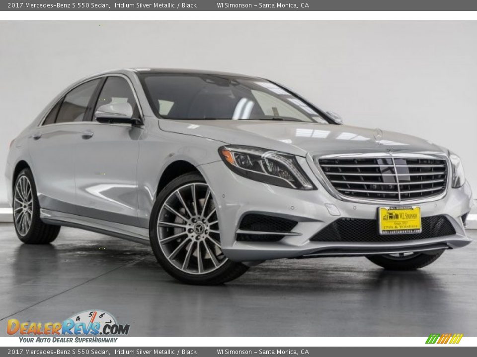 2017 Mercedes-Benz S 550 Sedan Iridium Silver Metallic / Black Photo #12