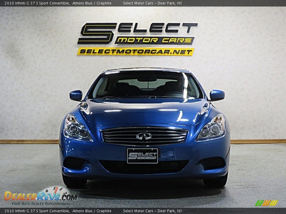2010 Infiniti G 37 S Sport Convertible Athens Blue / Graphite Photo #2