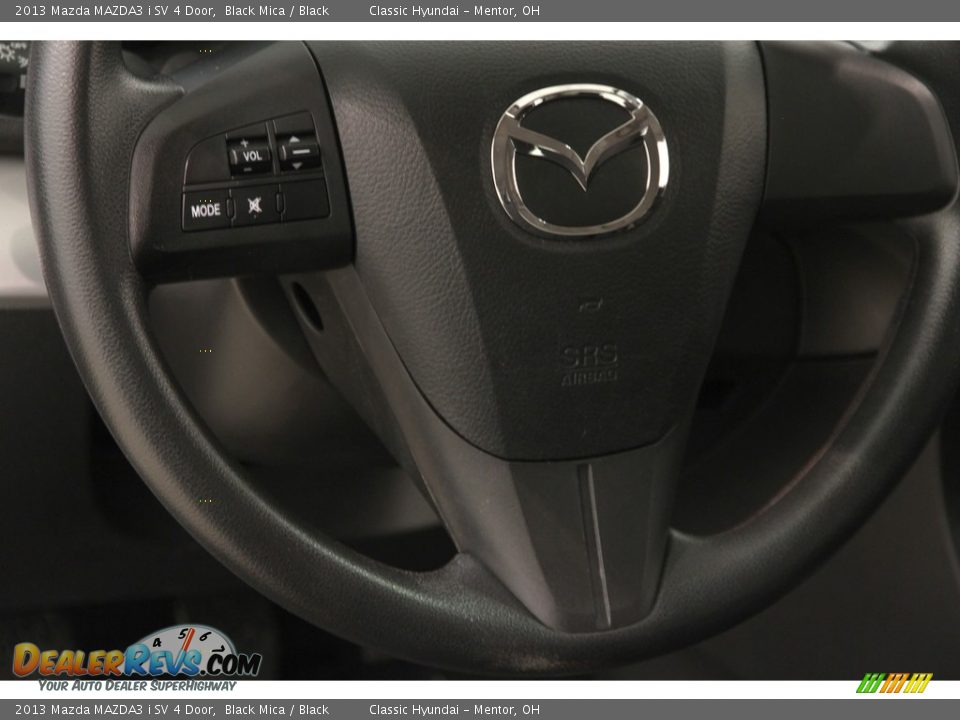 2013 Mazda MAZDA3 i SV 4 Door Black Mica / Black Photo #6