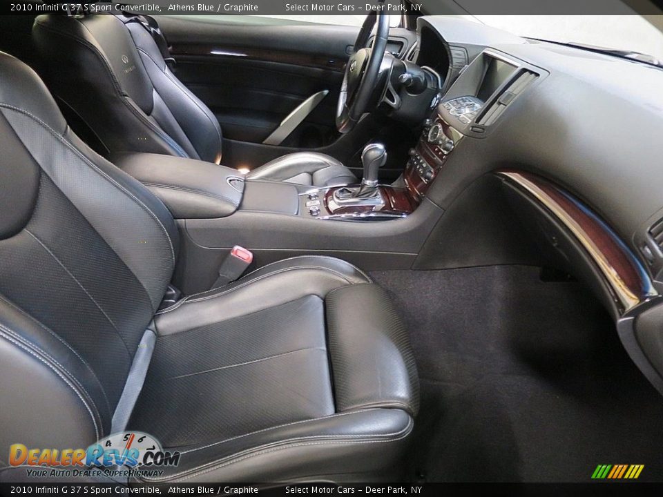 2010 Infiniti G 37 S Sport Convertible Athens Blue / Graphite Photo #16