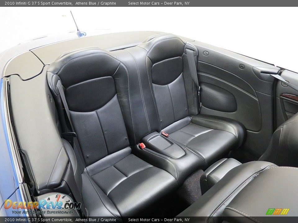 2010 Infiniti G 37 S Sport Convertible Athens Blue / Graphite Photo #17