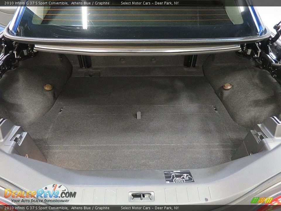2010 Infiniti G 37 S Sport Convertible Athens Blue / Graphite Photo #18