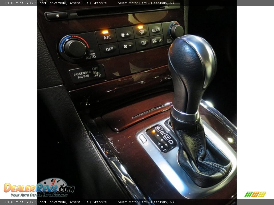 2010 Infiniti G 37 S Sport Convertible Athens Blue / Graphite Photo #23