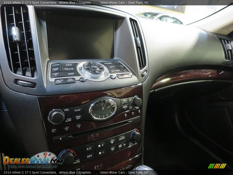 2010 Infiniti G 37 S Sport Convertible Athens Blue / Graphite Photo #24