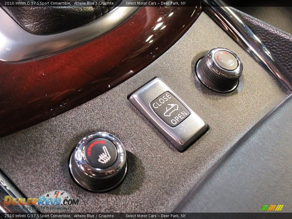 2010 Infiniti G 37 S Sport Convertible Athens Blue / Graphite Photo #26
