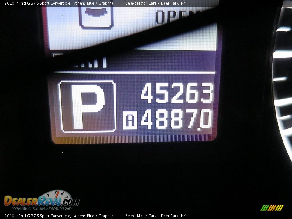 2010 Infiniti G 37 S Sport Convertible Athens Blue / Graphite Photo #27