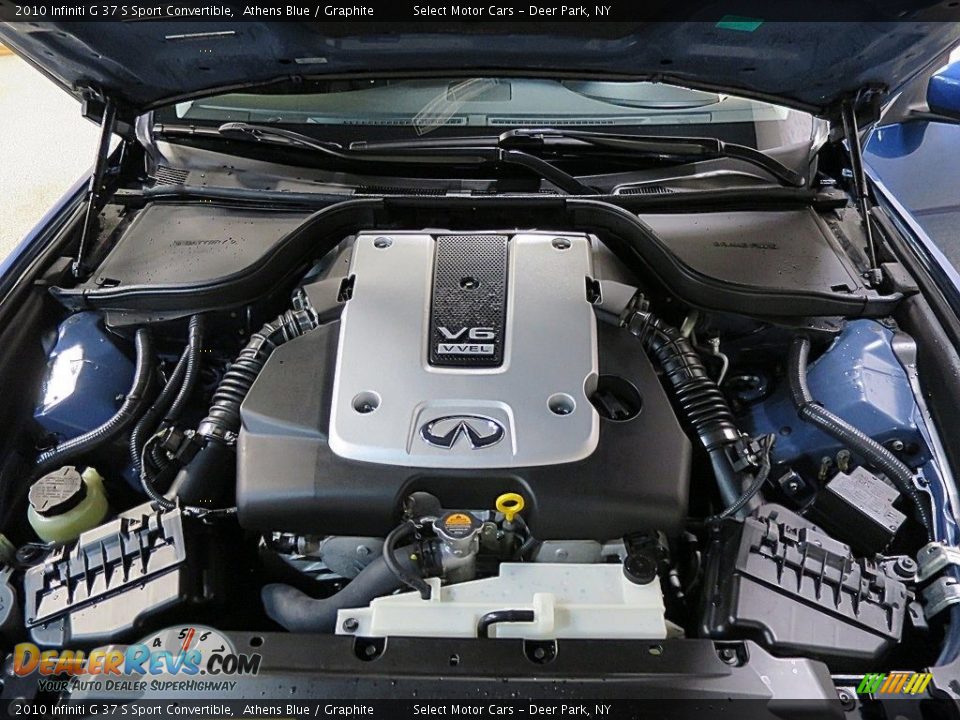 2010 Infiniti G 37 S Sport Convertible Athens Blue / Graphite Photo #28