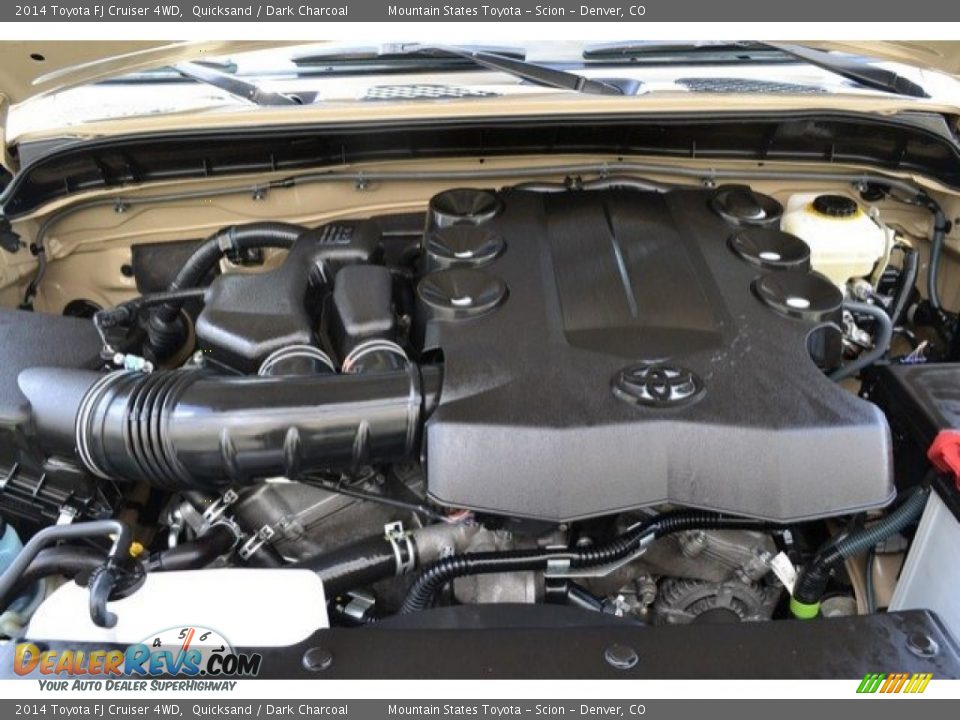 2014 Toyota FJ Cruiser 4WD Quicksand / Dark Charcoal Photo #27