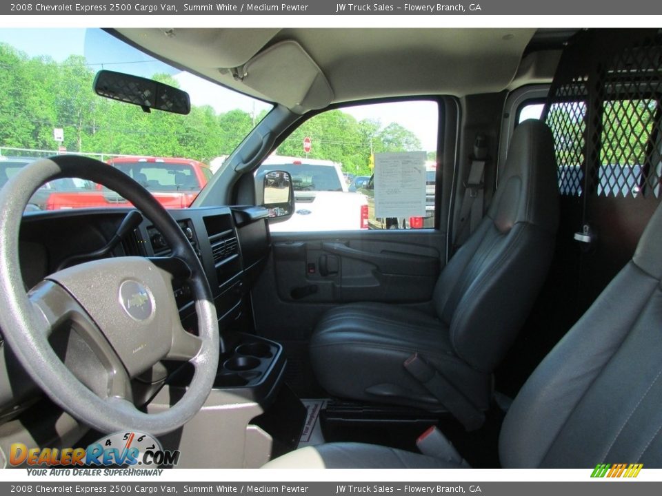 2008 Chevrolet Express 2500 Cargo Van Summit White / Medium Pewter Photo #12