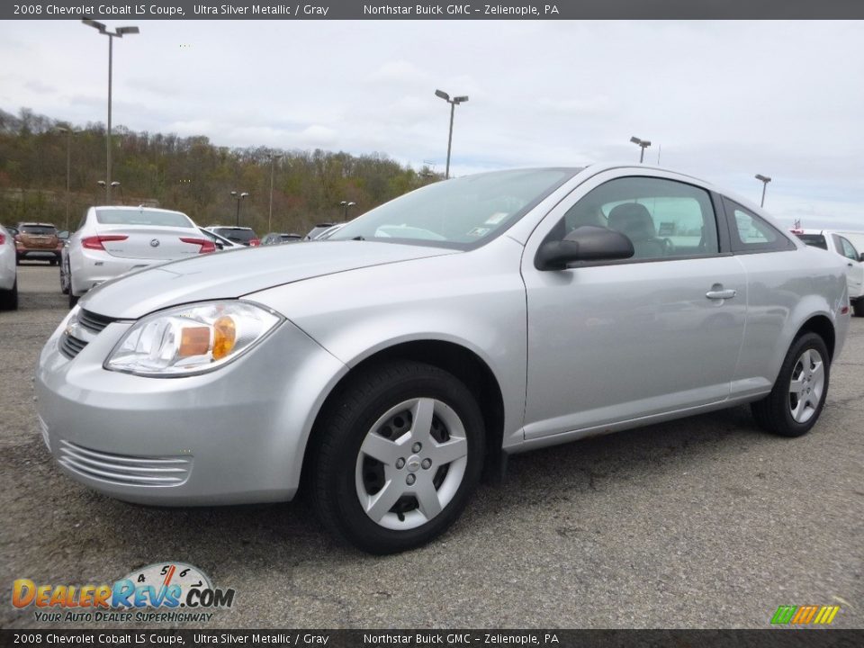 2008 Chevrolet Cobalt LS Coupe Ultra Silver Metallic / Gray Photo #1