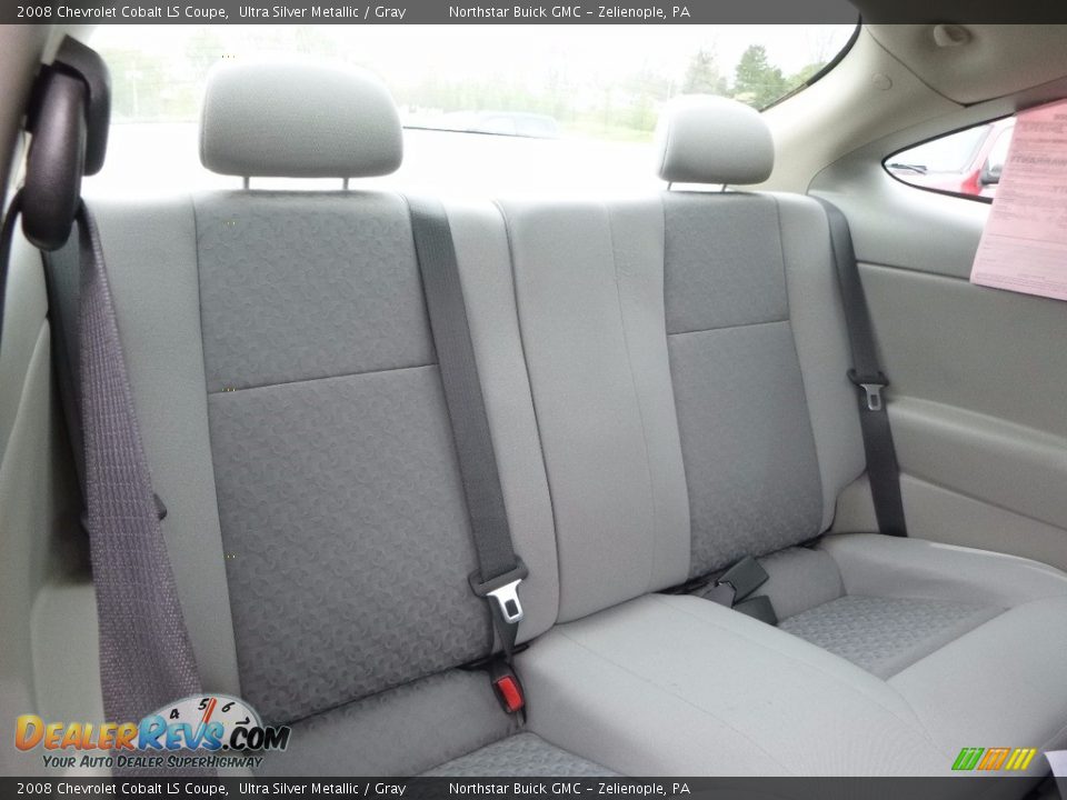 2008 Chevrolet Cobalt LS Coupe Ultra Silver Metallic / Gray Photo #7