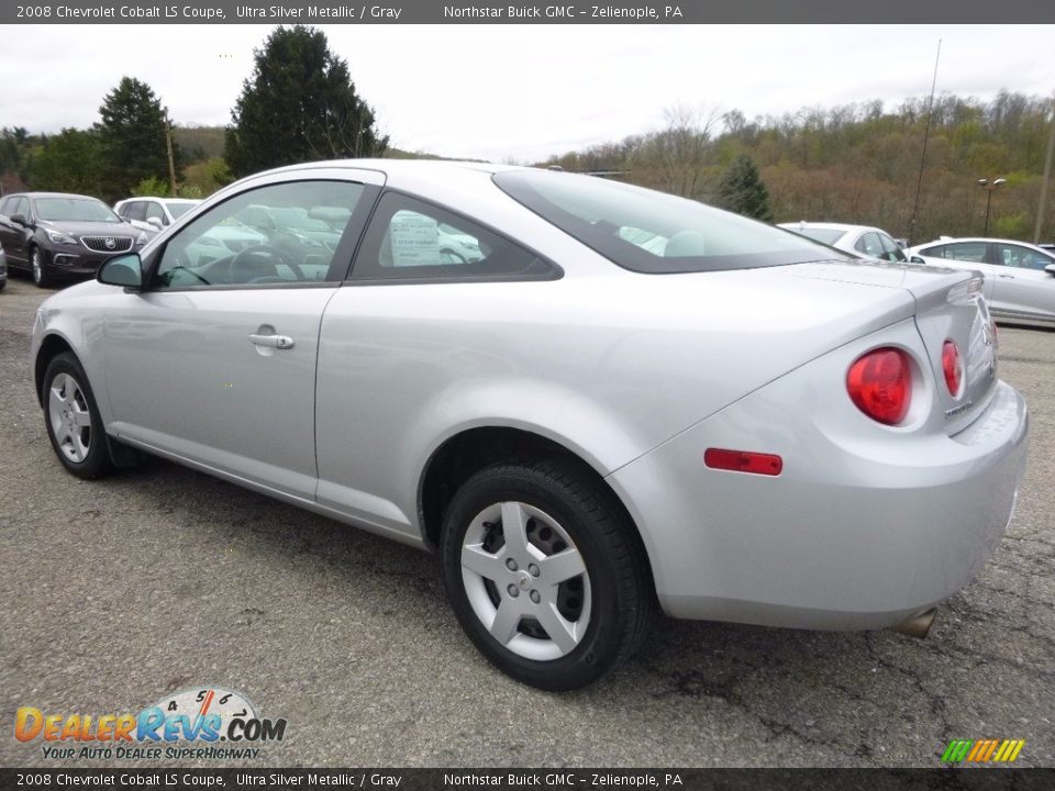 2008 Chevrolet Cobalt LS Coupe Ultra Silver Metallic / Gray Photo #10