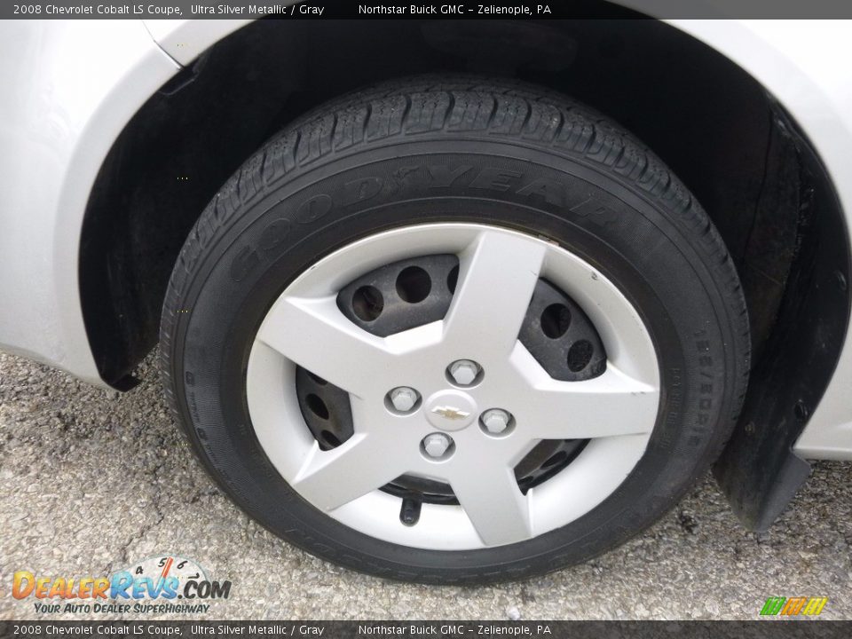 2008 Chevrolet Cobalt LS Coupe Ultra Silver Metallic / Gray Photo #12