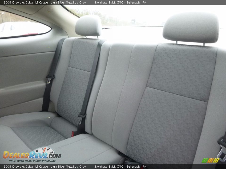 2008 Chevrolet Cobalt LS Coupe Ultra Silver Metallic / Gray Photo #14