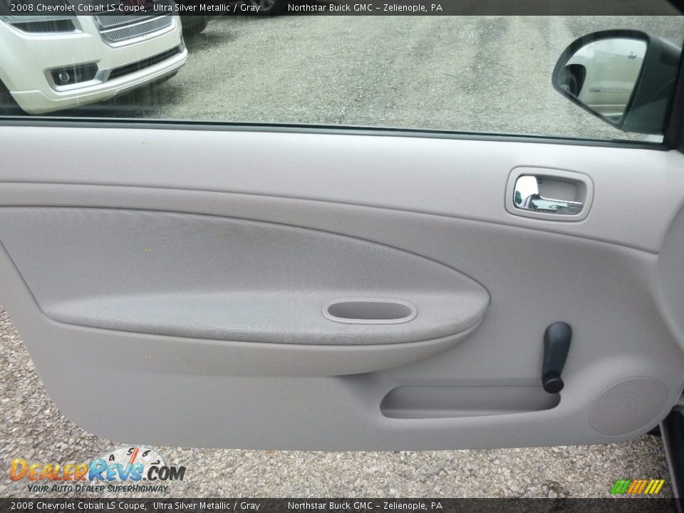 2008 Chevrolet Cobalt LS Coupe Ultra Silver Metallic / Gray Photo #16