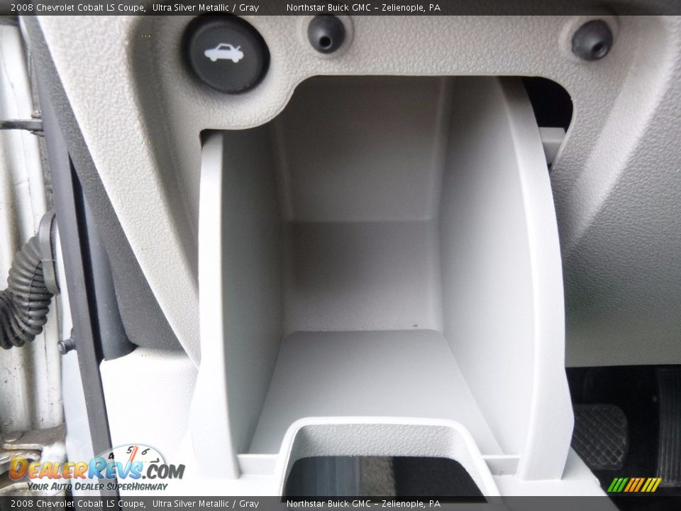 2008 Chevrolet Cobalt LS Coupe Ultra Silver Metallic / Gray Photo #21