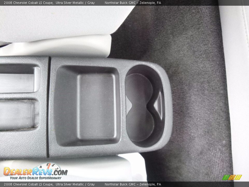 2008 Chevrolet Cobalt LS Coupe Ultra Silver Metallic / Gray Photo #23