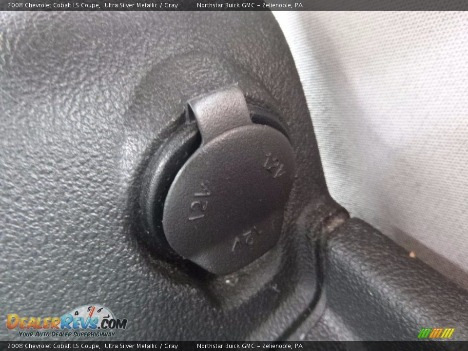 2008 Chevrolet Cobalt LS Coupe Ultra Silver Metallic / Gray Photo #24