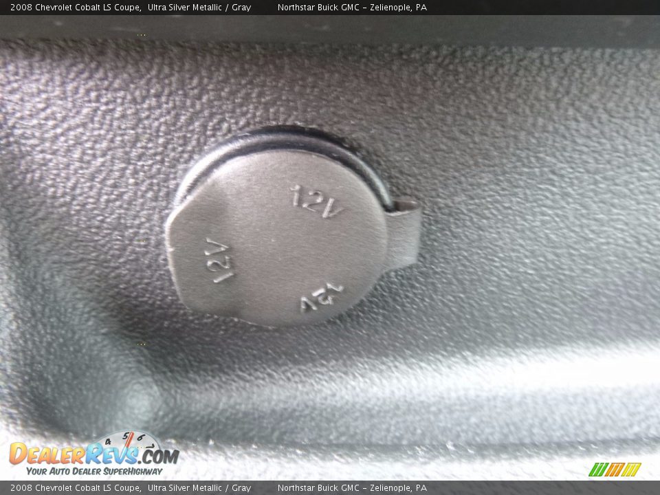 2008 Chevrolet Cobalt LS Coupe Ultra Silver Metallic / Gray Photo #25