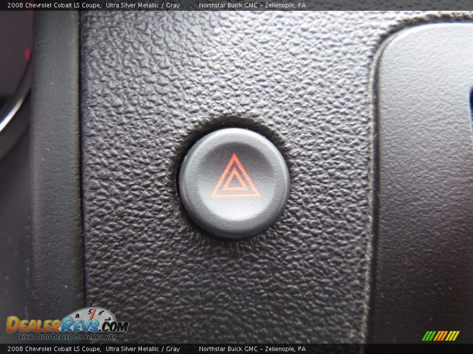 2008 Chevrolet Cobalt LS Coupe Ultra Silver Metallic / Gray Photo #29