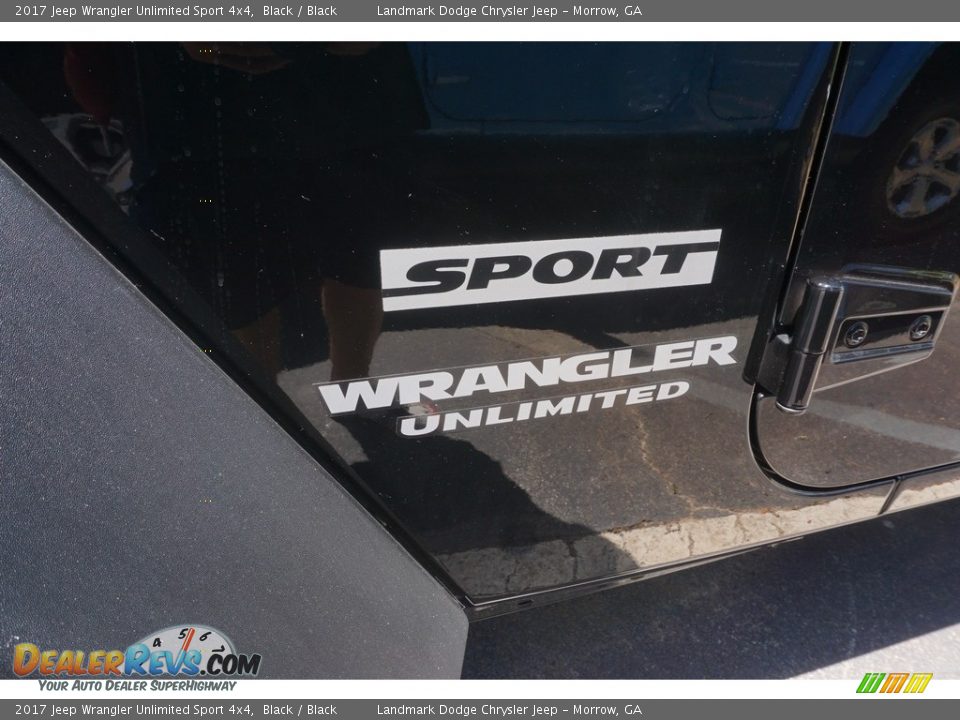 2017 Jeep Wrangler Unlimited Sport 4x4 Black / Black Photo #6