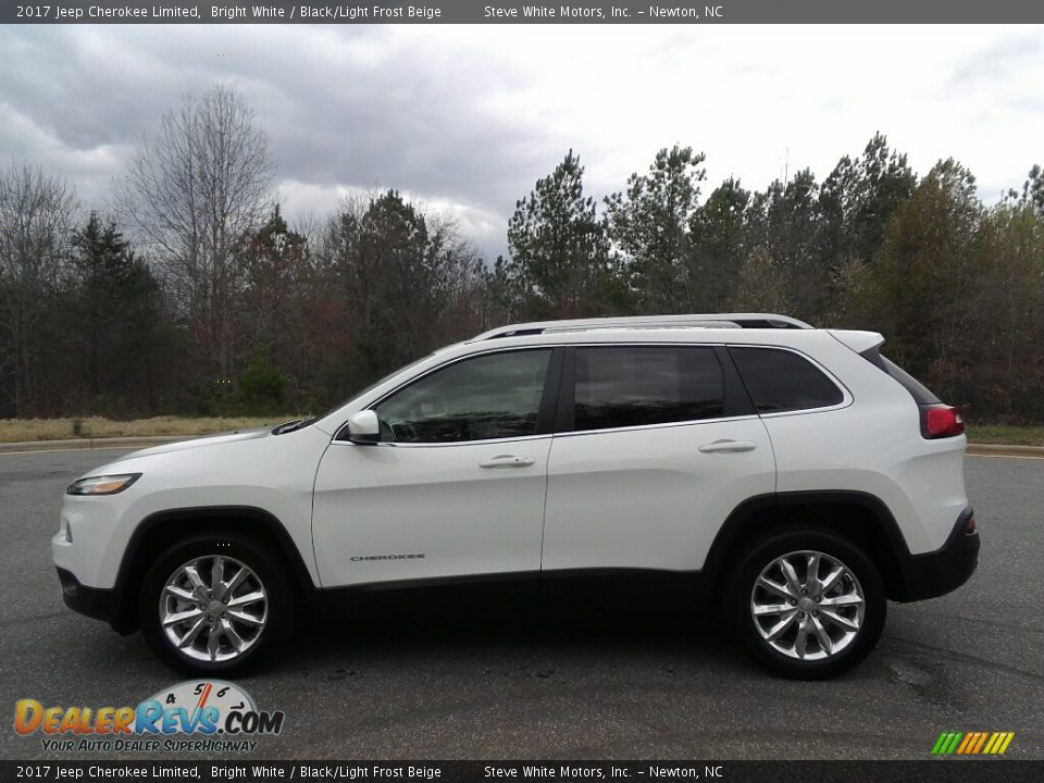 Bright White 2017 Jeep Cherokee Limited Photo #1