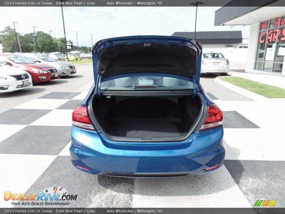 2014 Honda Civic LX Sedan Dyno Blue Pearl / Gray Photo #5