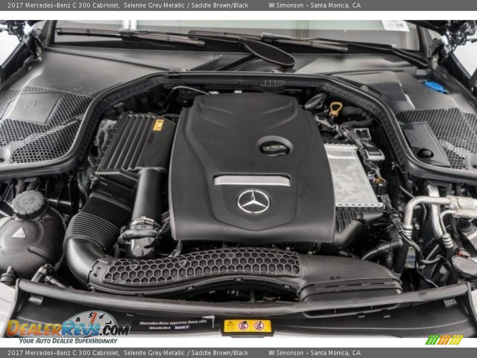 2017 Mercedes-Benz C 300 Cabriolet Selenite Grey Metallic / Saddle Brown/Black Photo #7