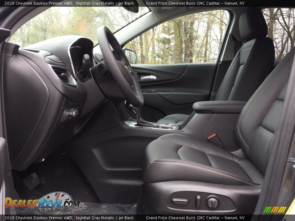 Jet Black Interior - 2018 Chevrolet Equinox Premier AWD Photo #9