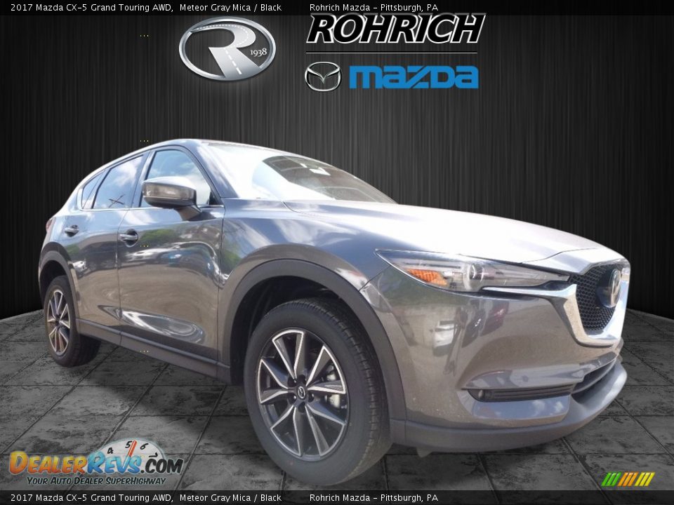 2017 Mazda CX-5 Grand Touring AWD Meteor Gray Mica / Black Photo #1