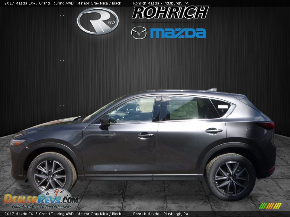 2017 Mazda CX-5 Grand Touring AWD Meteor Gray Mica / Black Photo #3
